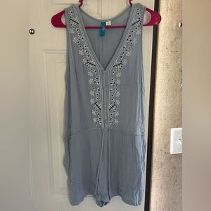 Boutique romper with tie